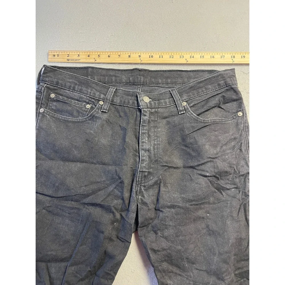 Levi's 511 Slim Fit Denim Jeans Black W36 L30 Mens